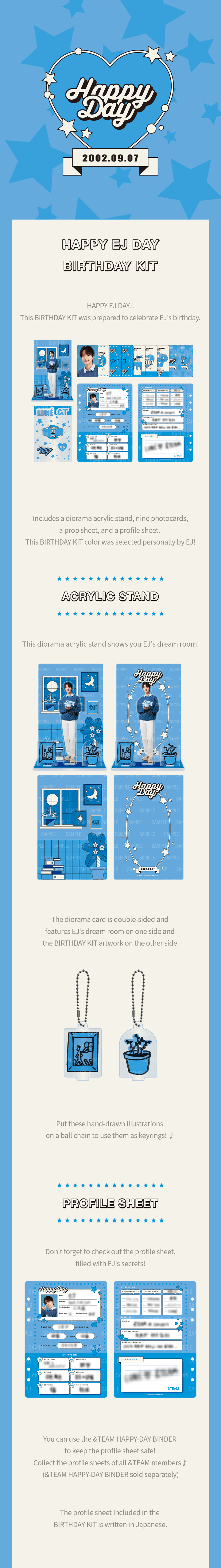 &TEAM EJ BIRTHDAY KIT