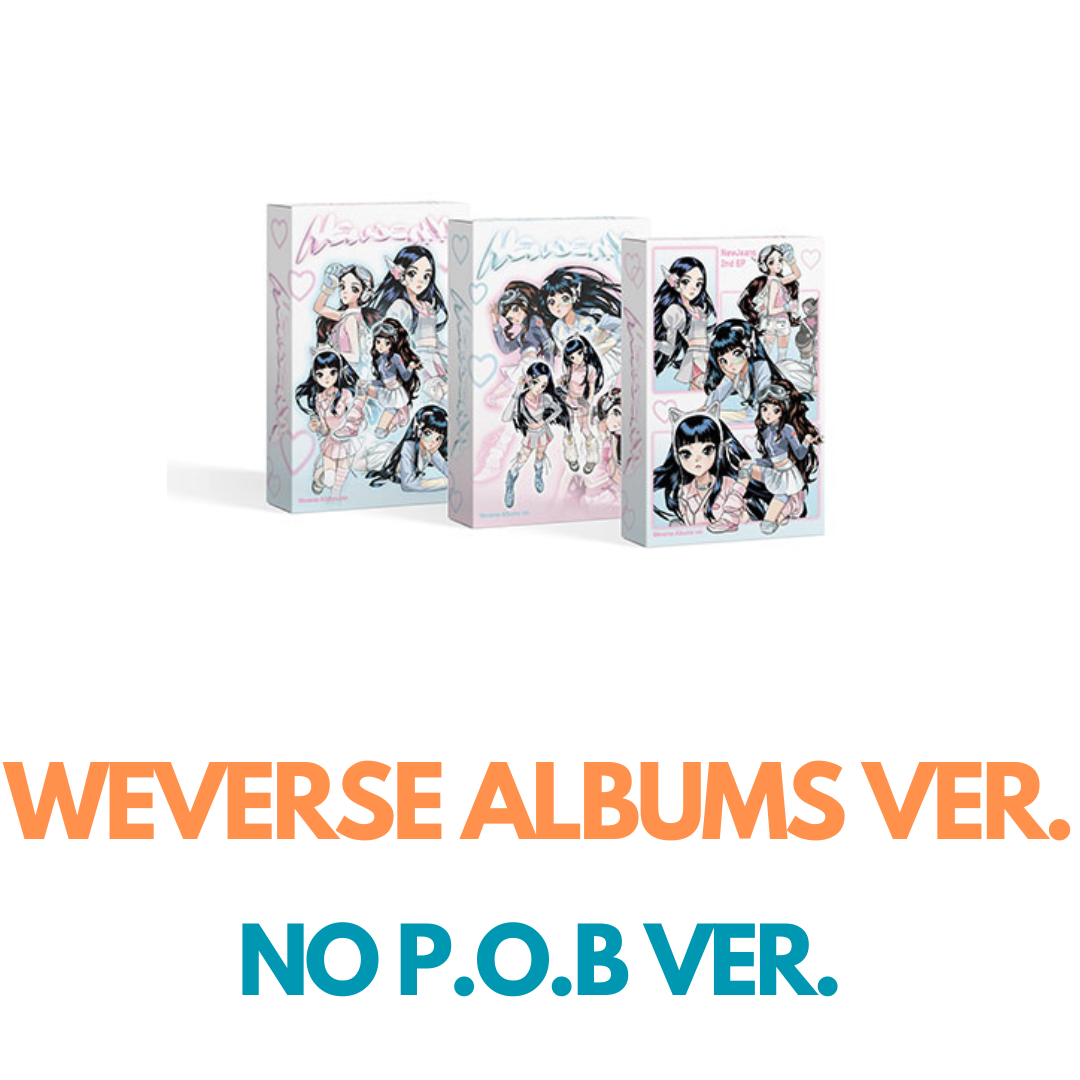 NEWJEANS - GET UP 2ND EP ALBUM WEVERSE ALBUMS VER. NO P.O.B VER. | COKODIVE