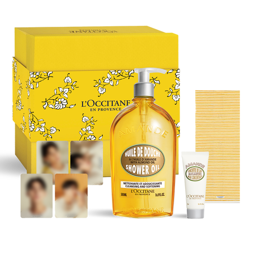 SEVENTEEN MINGYU - MINGYU'S PICK L'OCCITANE ALMOND SHOWER OIL SET - COKODIVE