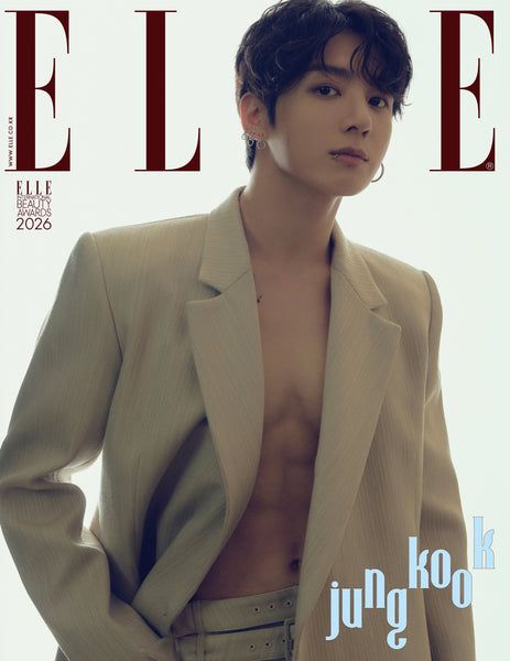 BTS JUNG KOOK - ELLE MAGAZINE 2026 JANUARY ISSUE COVER H | COKODIVE