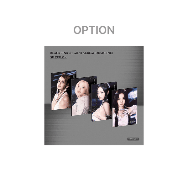 BLACKPINK - DEADLINE 3RD MINI ALBUM WEVERSE SHOP GIFT SILVER VER