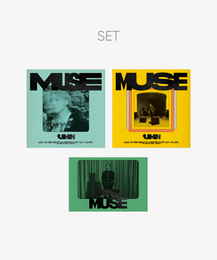 BTS JIMIN - MUSE SOLO 2ND ALBUM ALL (PHOTOBOOK+WEVERSE ALBUM) SET