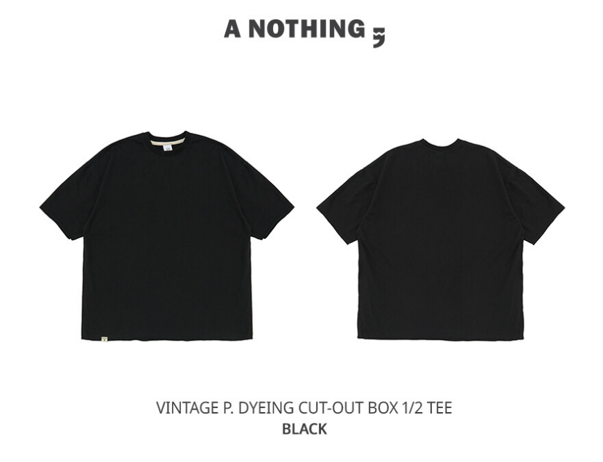 BTS JUNGKOOK - A NOTHING BLACK TEE - COKODIVE