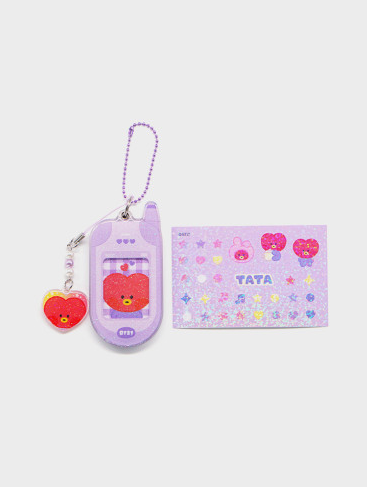 BT21 MININI RETRO PHONE KEYRING - COKODIVE