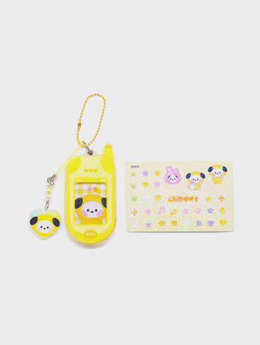 BT21 MININI RETRO PHONE KEYRING - COKODIVE