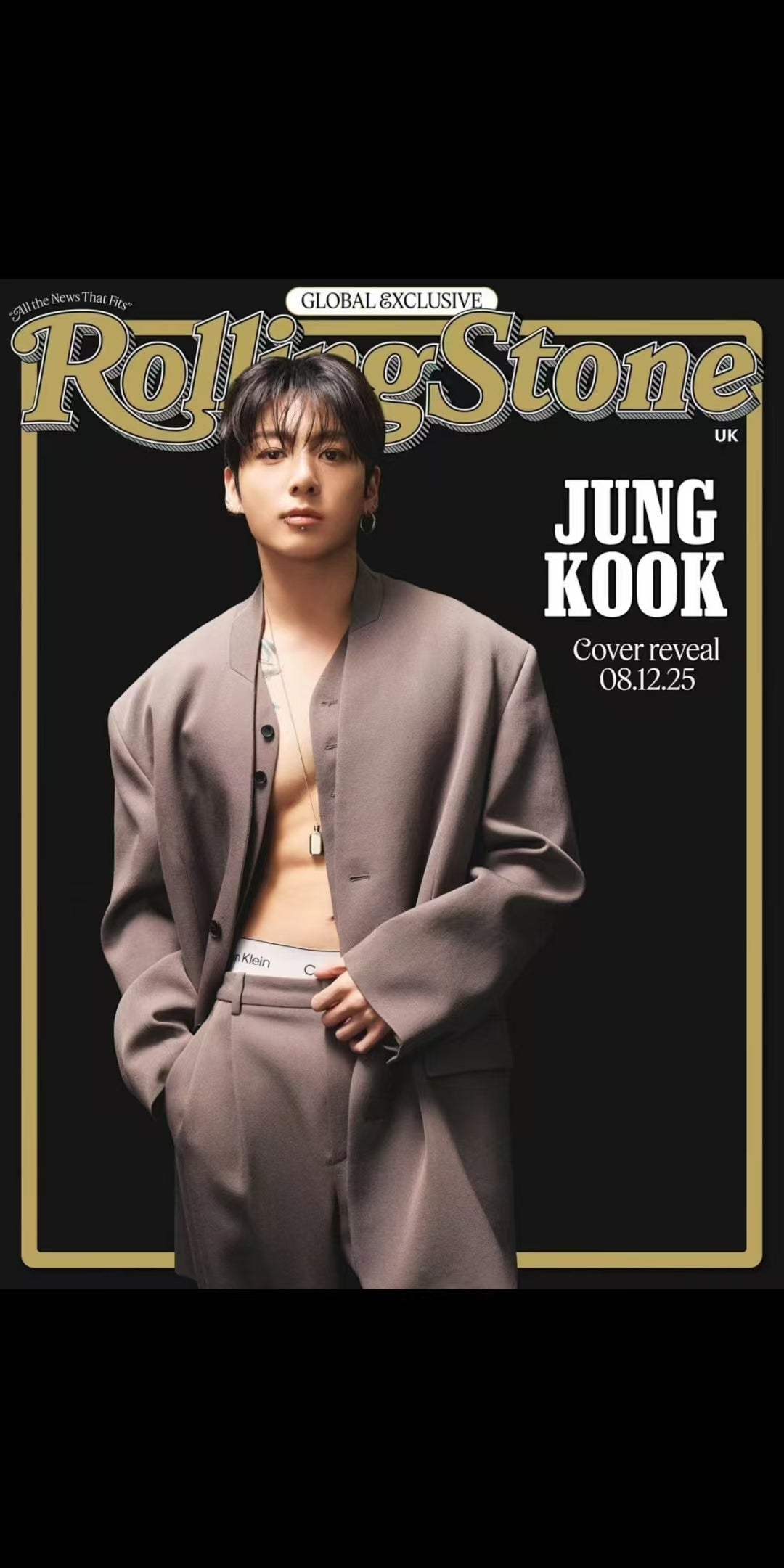 BTS JUNGKOOK - ROLLINGSTONE UK MAGAZINE FEBRUARY ISSUE COVER - COKODIVE