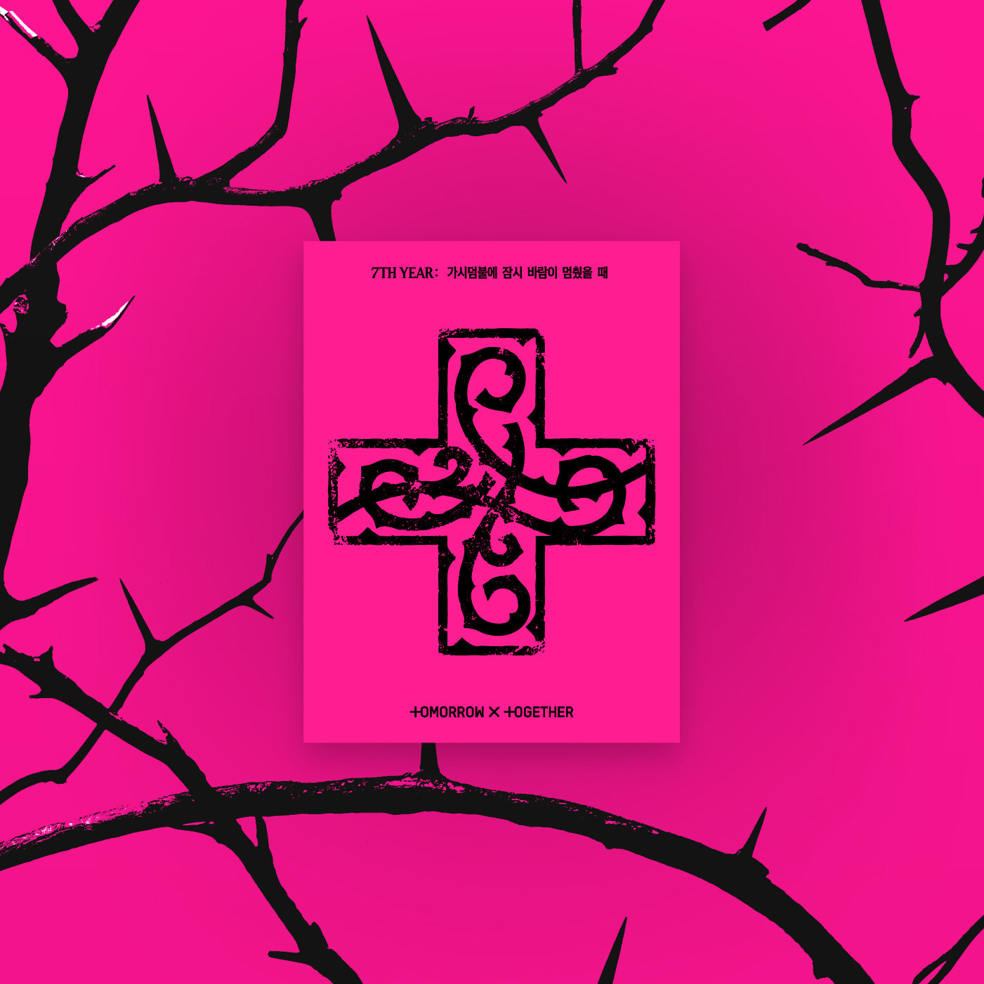 TXT - 7TH YEAR: A MOMENT OF STILLNESS IN THE THORNS 8TH MINI KTOWN4U GIFT PPULBATU VER (WEVERSE ALBUMS VER) RANDOM - COKODIVE