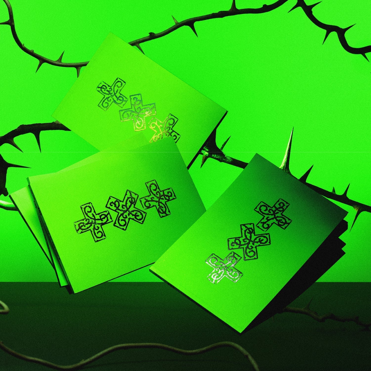 TXT - 7TH YEAR: A MOMENT OF STILLNESS IN THE THORNS 8TH MINI ALBUM WEVERSE SHOP JAPAN GIFT THORN VER SET - COKODIVE