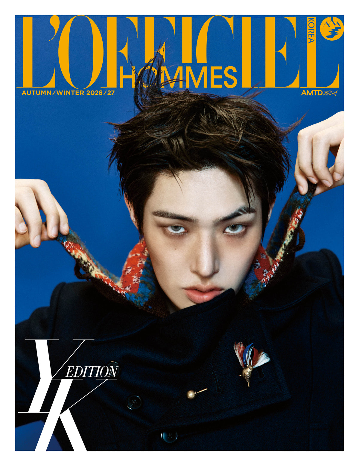 ATEEZ MINGI - L'OFFICIEL HOMME KOREA MAGAZINE 2026 COVER C - COKODIVE