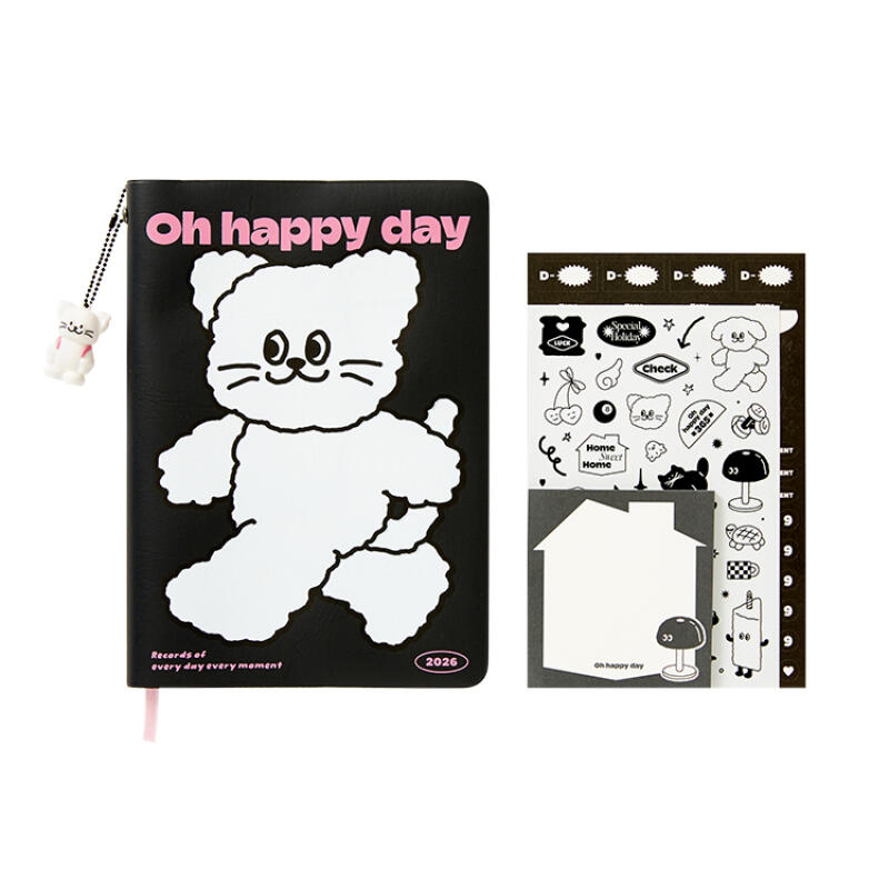 2026 OH HAPPY DAY DIARY BLACK - COKODIVE