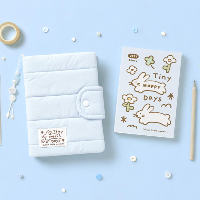 2027 TINY HAPPY DAYS DIARY BLUE RABBIT - COKODIVE