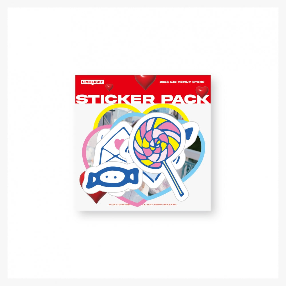 LIMELIGHT - 143xEVERLINE POP!UP STORE OFFICIAL MD STICKER PACK - COKODIVE
