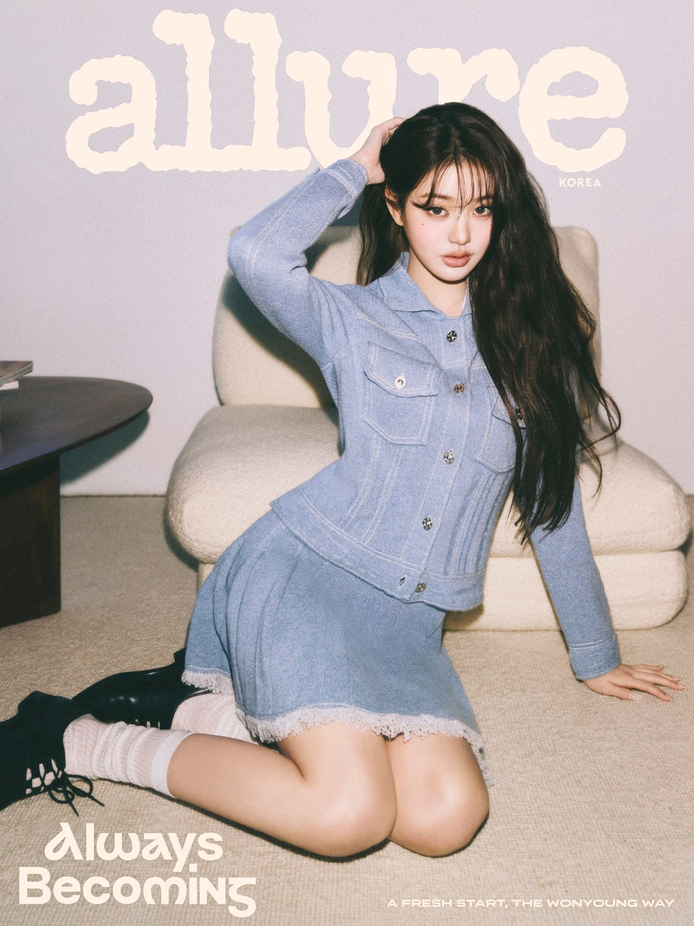 IVE JANG WON YOUNG - ALLURE MAGAZINE 2026 FEBRUARY ISSUE COVER A - COKODIVE