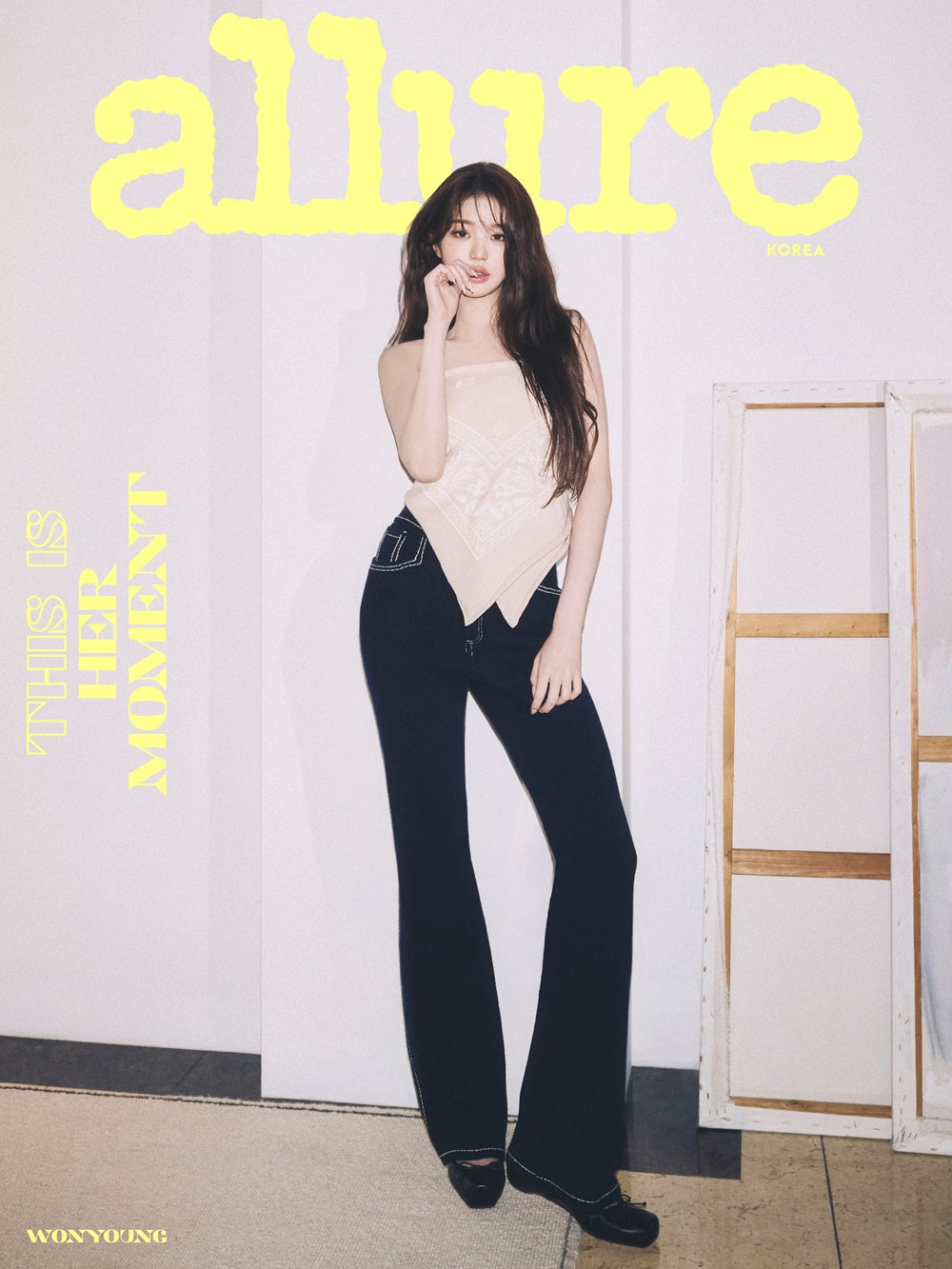IVE JANG WON YOUNG - ALLURE MAGAZINE 2026 FEBRUARY ISSUE COVER B - COKODIVE