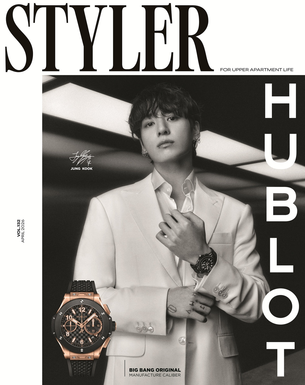 BTS JUNG KOOK - STYLER MAGAZINE 2026 APRIL ISSUE COVER - COKODIVE