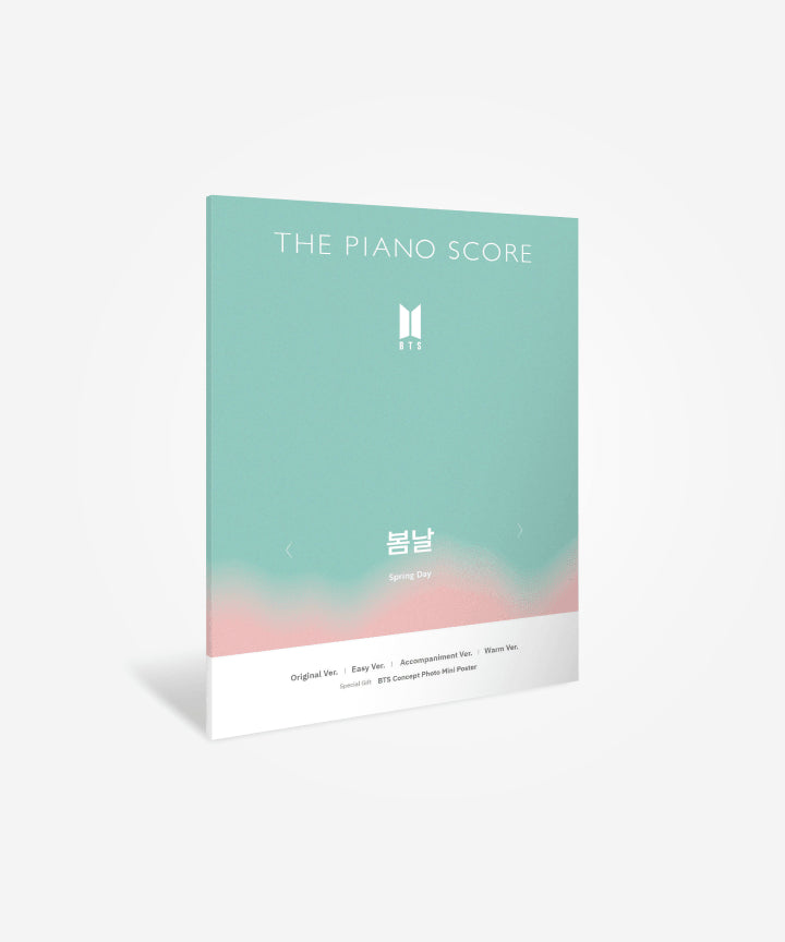BTS - THE PIANO SCORE : SPRING DAY