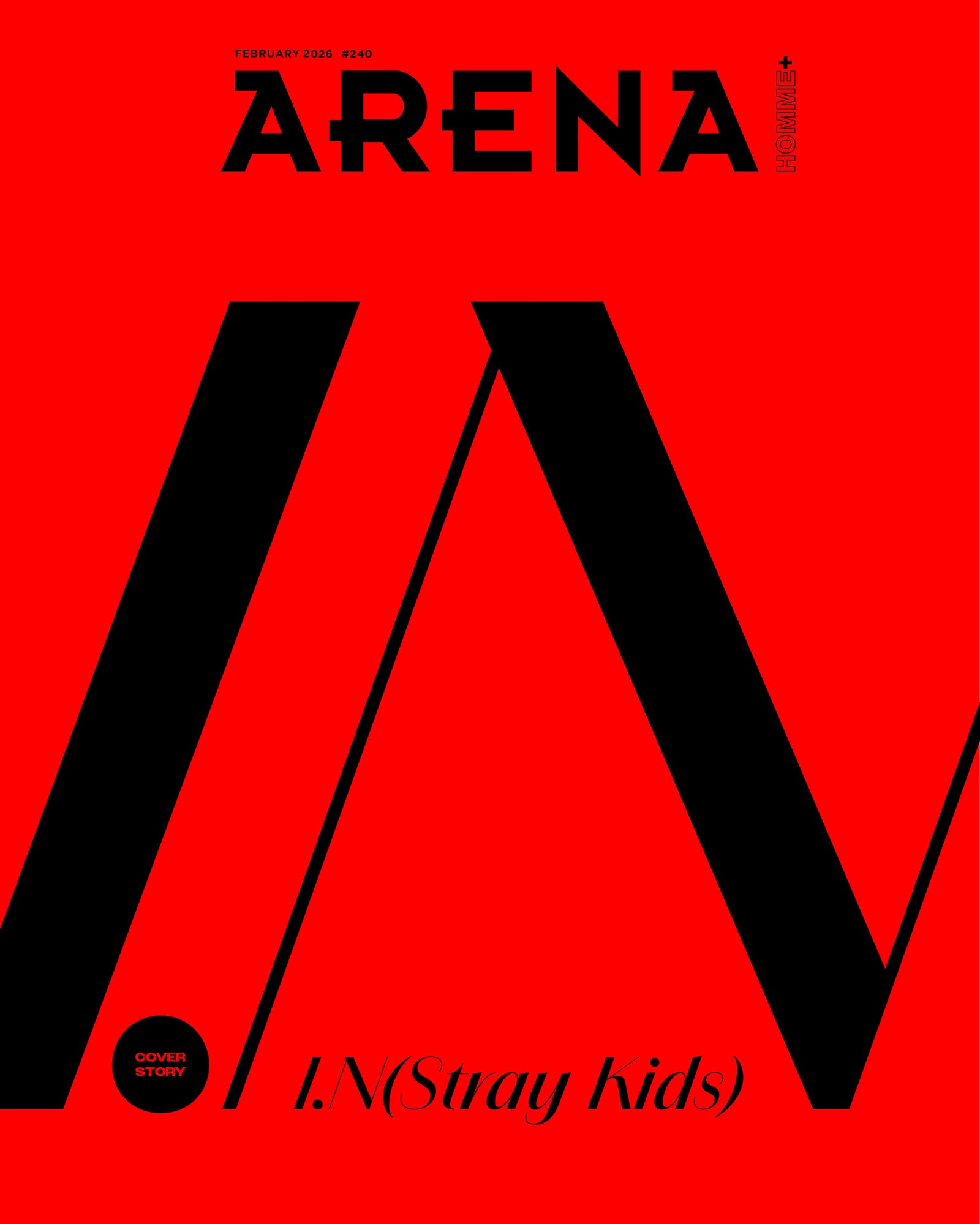 STRAY KIDS I.N - ARENA MAGAZINE FEBRUARY 2026 ISSUE COVER B - COKODIVE
