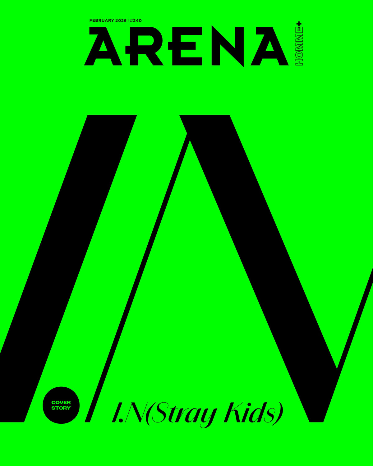 STRAY KIDS I.N - ARENA MAGAZINE FEBRUARY 2026 ISSUE COVER C - COKODIVE