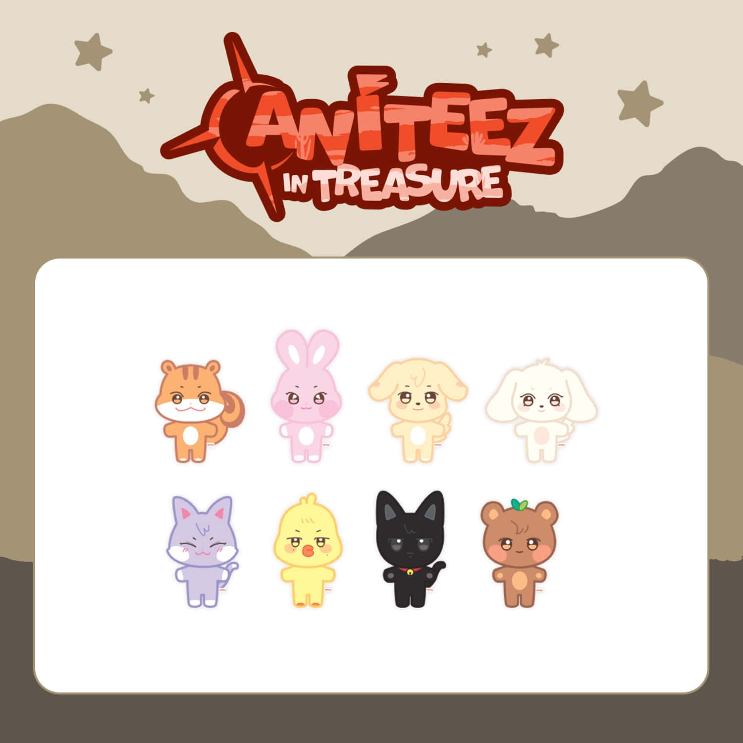 ATEEZ · Aniteez In Treasure (PLUSH) [Plush Doll + Photocard