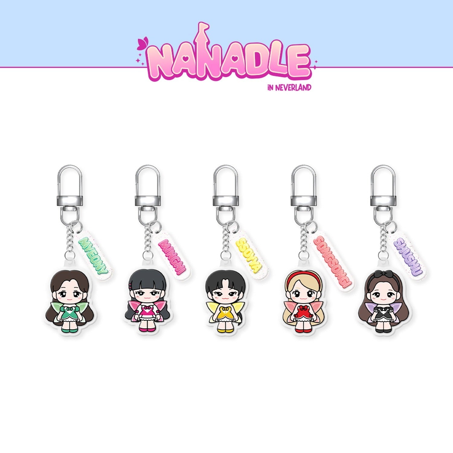 (G)-IDLE - NANADLE 6TH ANNIVERSARY OFFICIAL MD ACRYLIC KEYRING - COKODIVE
