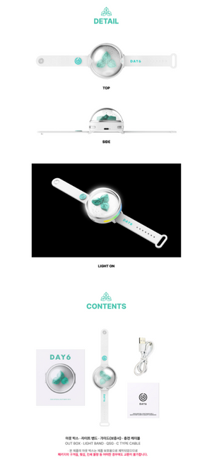 DAY6 - OFFICIAL LIGHT BAND VER 3 JYP SHOP GIFT VER. - COKODIVE
