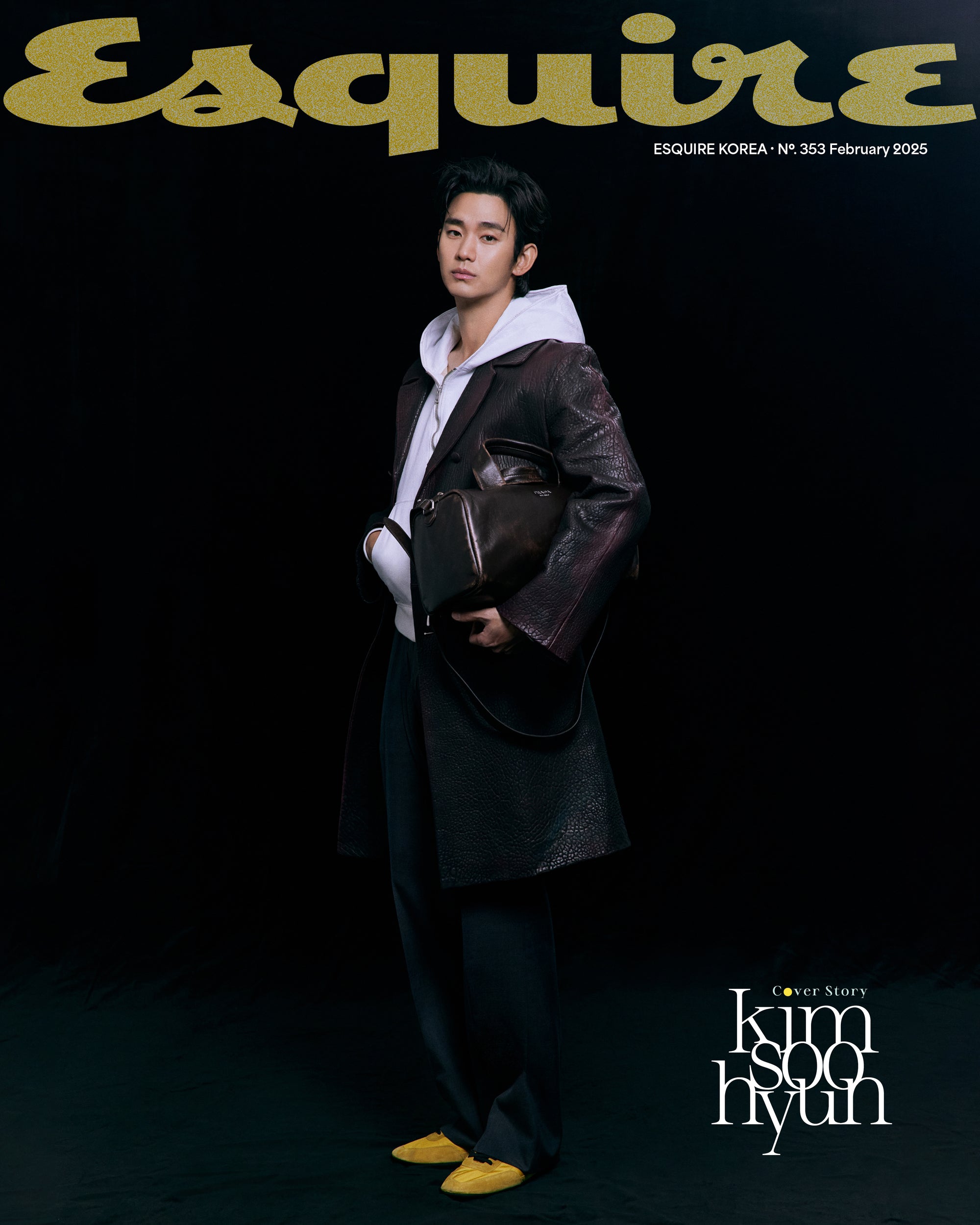 KIM SOO HYUN - ESQUIRE MAGAZINE 2025 FEBRUARY ISSUE RANDOM (COVER A / B / C)