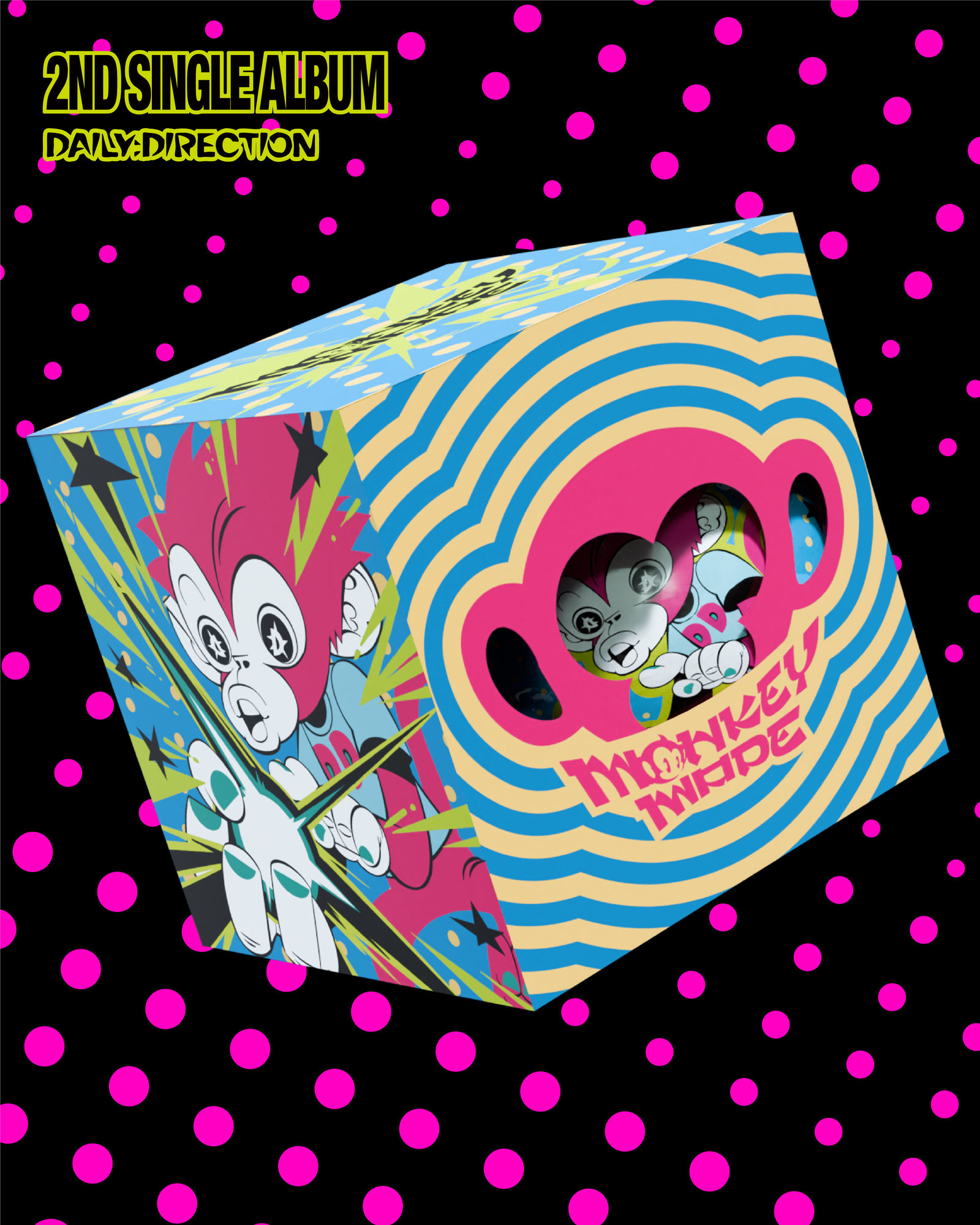 DAILY:DIRECTION - MONKEY MODE 2ND SINGLE ALBUM WEVERSE SHOP GIFT GACHA VER - COKODIVE