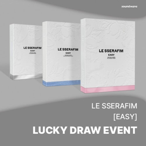 LE SSERAFIM - EASY 3RD MINI ALBUM SOUNDWAVE LUCKY DRAW EVENT SET - COKODIVE