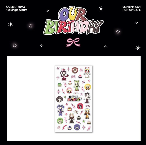 OURBIRTHDAY - OUR BIRTHDAY POP UP OFFICIAL MD 3D STICKER - COKODIVE