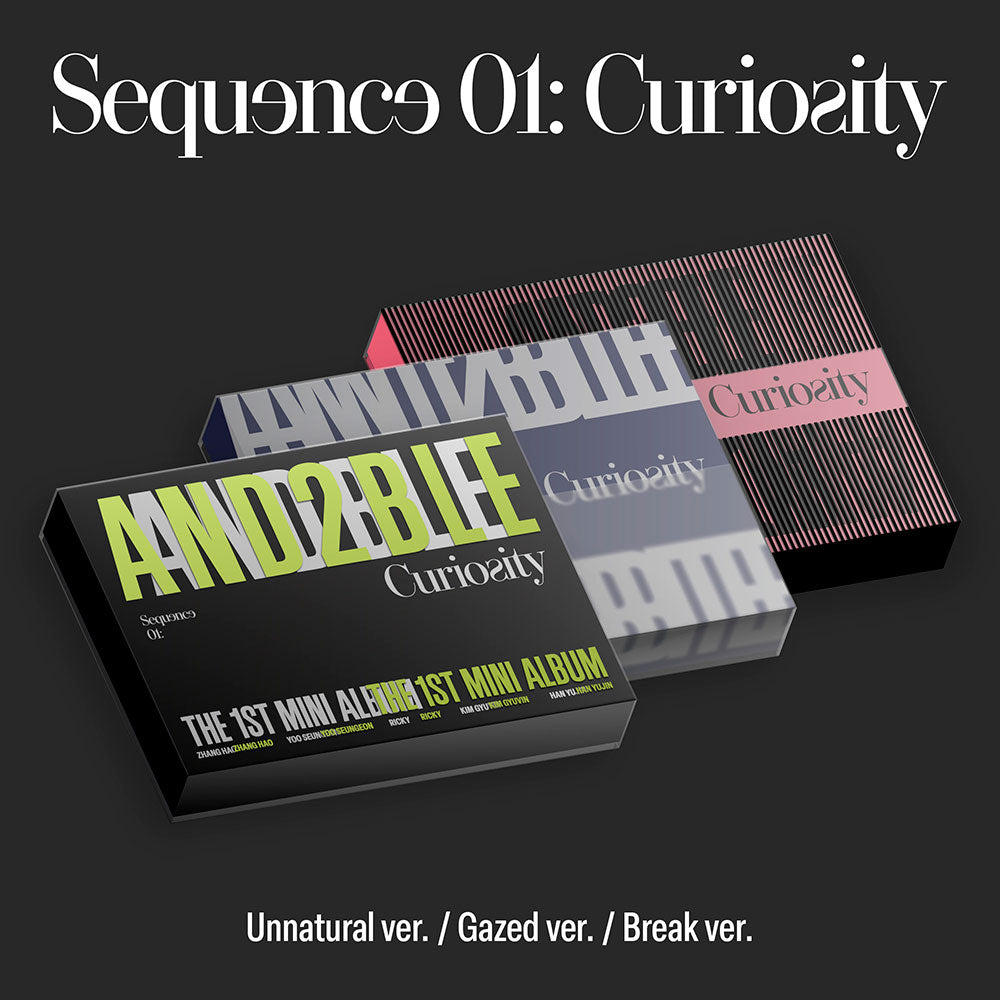 AND2BLE - SEQUENCE 01: CURIOSITY 1ST MINI ALBUM STANDARD SET - COKODIVE