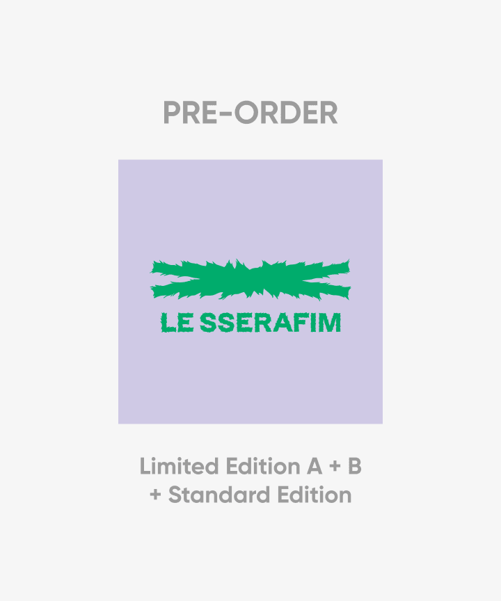 LE SSERAFIM - CRAZY JAPAN 3RD SINGLE ALBUM WEVERSE GIFT 3 SET (LIMITED EDITION A+B+STANDARD EDITION) - COKODIVE