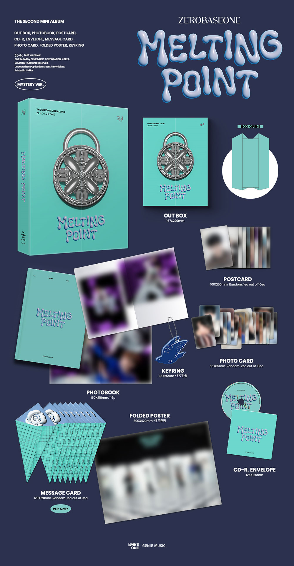 ZEROBASEONE - MELTING POINT 2ND MINI ALBUM | COKODIVE ZEROBASEONE - MELTING POINT 2ND MINI ALBUM | COKODIVE