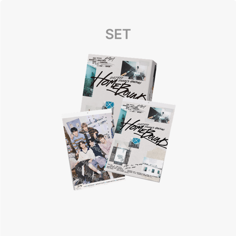 EXO - 2027 SEASON'S GREETINGS + WALL CALENDAR SET - COKODIVE