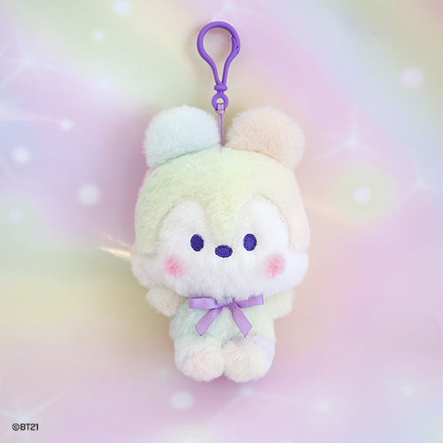 BT21 MINI RAINBOW PLUSH KEYRING - COKODIVE