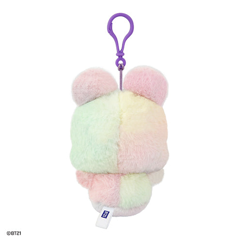 BT21 MINI RAINBOW PLUSH KEYRING - COKODIVE