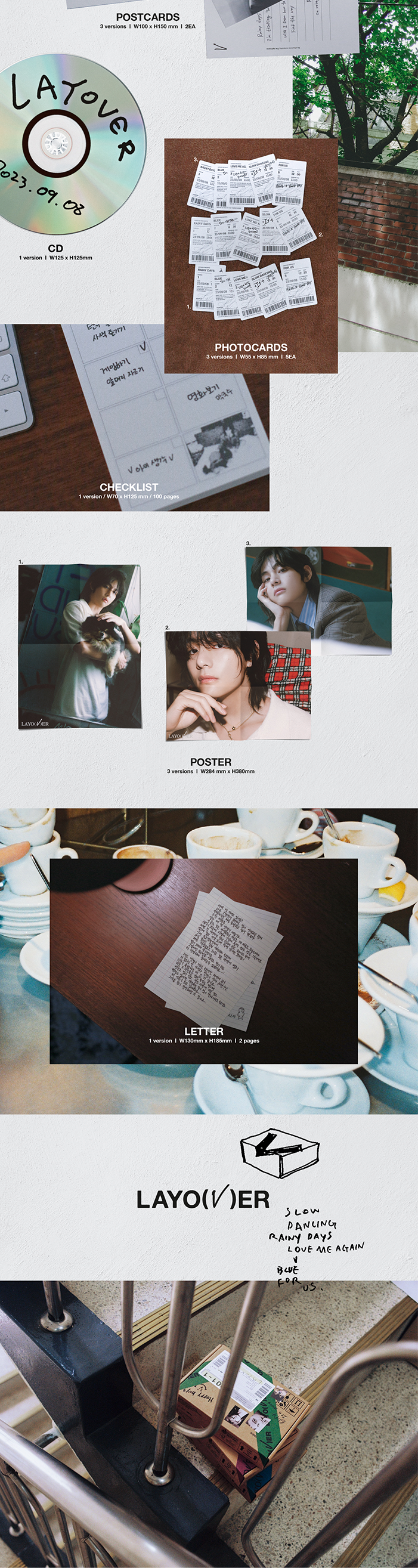 BTS V LAYOVER Album K-POP SEALED: BTS V, BTS V, V, BTS V BTS V LAYOVER Album K-POP SEALED: BTS V, BTS V, V, BTS V