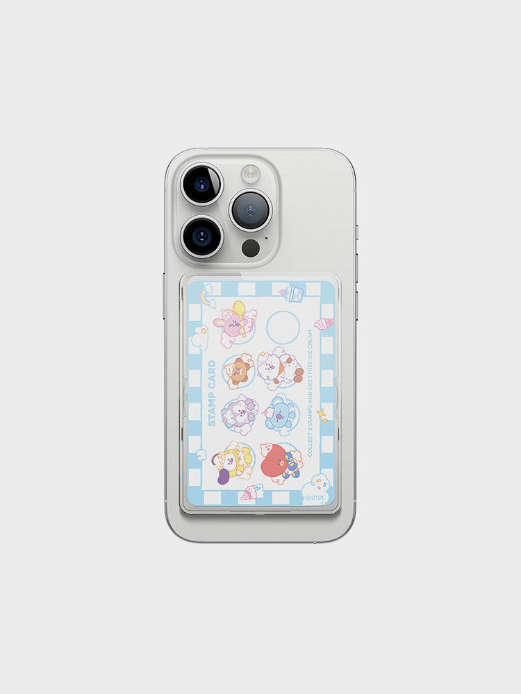 BT21 - ON THE CLOUD COLLECTION ELAGO MAC SAFE CLEAR CARD POCKET