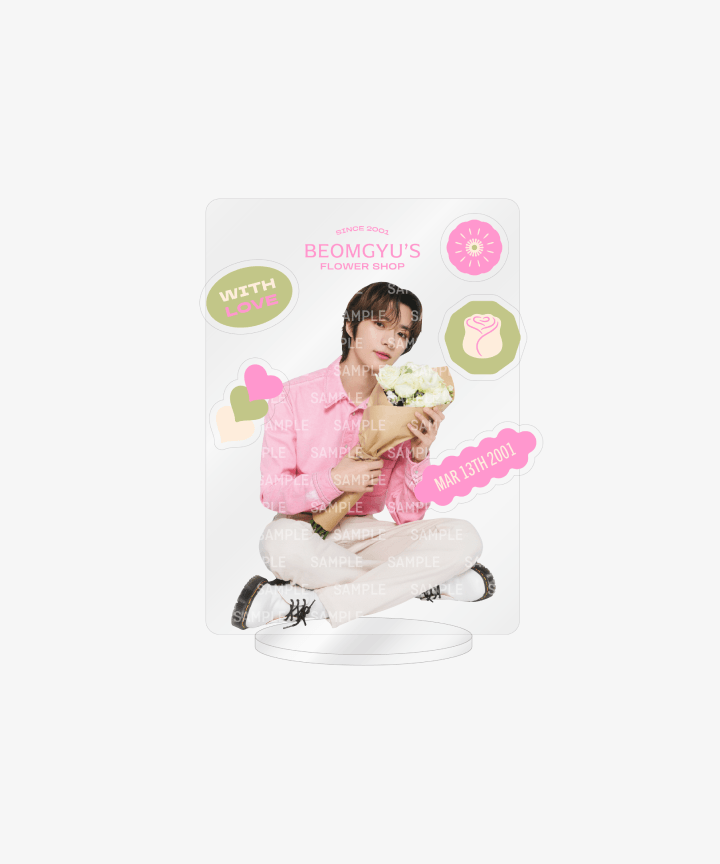 TXT - BEOMGYU&#39;S FLOWER SHOP OFFICIAL MD ACRYLIC STAND - COKODIVE