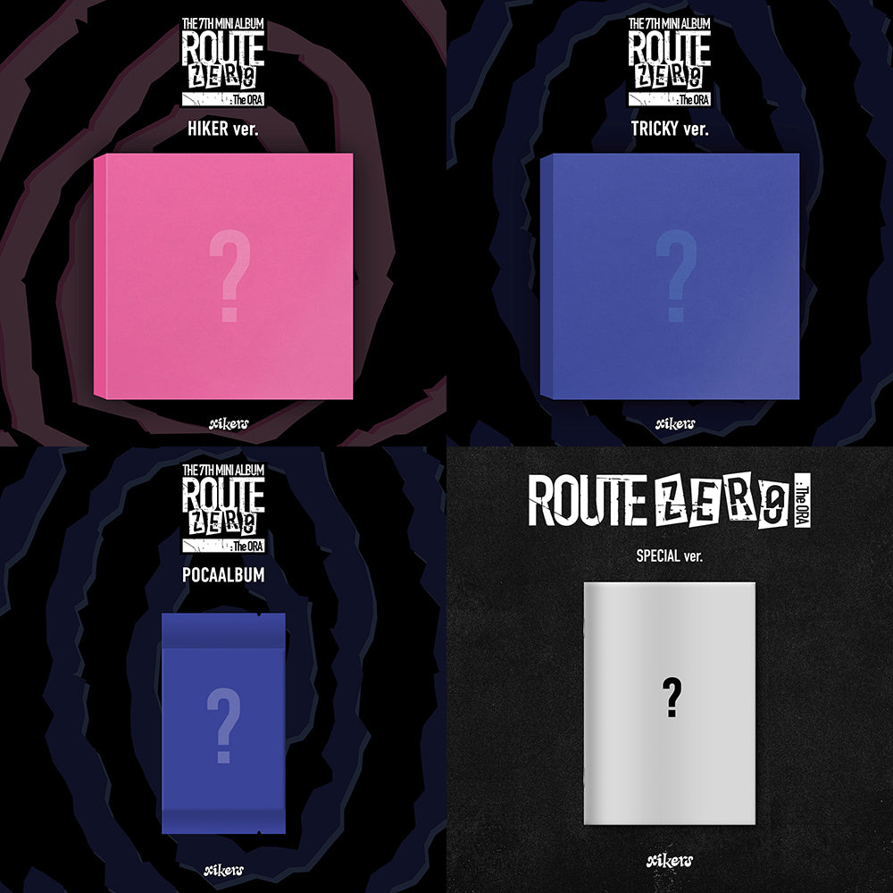 XIKERS - ROUTE ZERO : THE ORA 7TH MINI ALBUM STANDARD SET + POCAALBUM VER + SPECIAL VER SET - COKODIVE