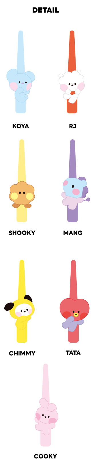 BT21 MININI HAIR CLIP | COKODIVE display picture 1