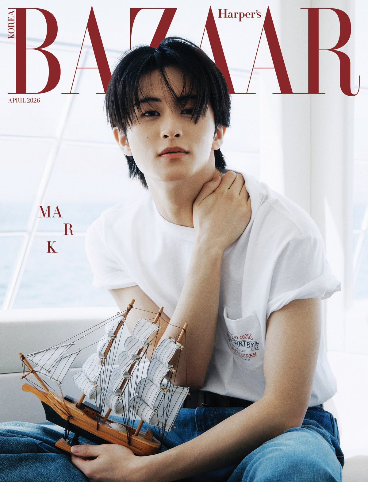 NCT MARK - BAZZAR MAGAZINE APRIL 2026 ISSUE COVER B - COKODIVE