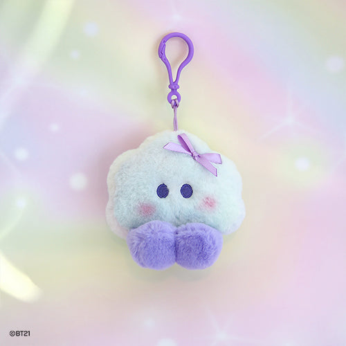 BT21 MINI RAINBOW PLUSH KEYRING - COKODIVE