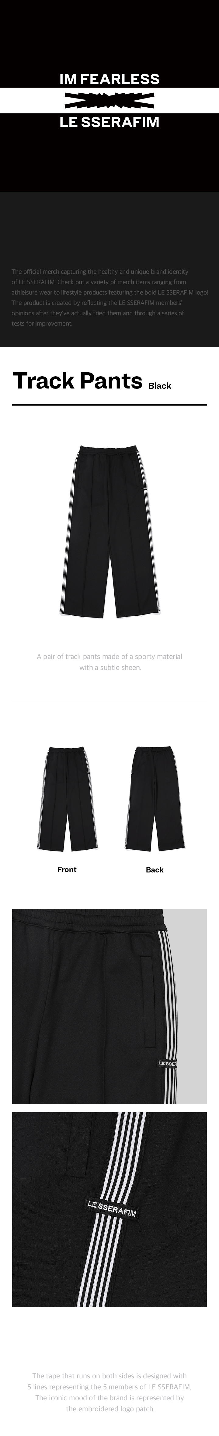 ラスト1点】LE SSERAFIM LEGGINGS(BLACK) レギンスM ラスト1点】LE SSERAFIM LEGGINGS(BLACK) レギンスM