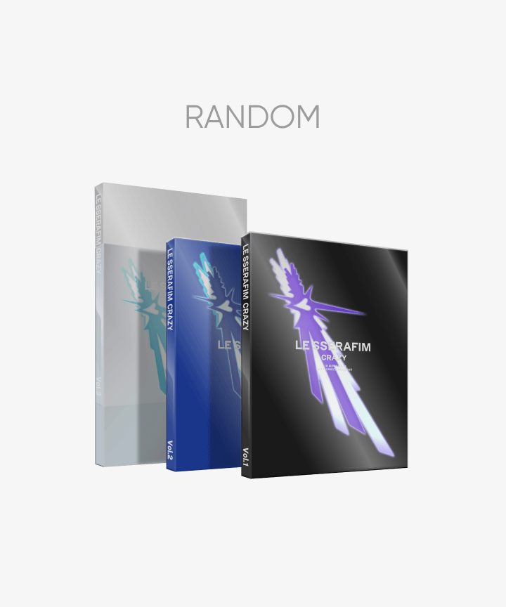 LE SSERAFIM - CRAZY 4TH MINI ALBUM WEVERSE SHOP GIFT PHOTOBOOK RANDOM