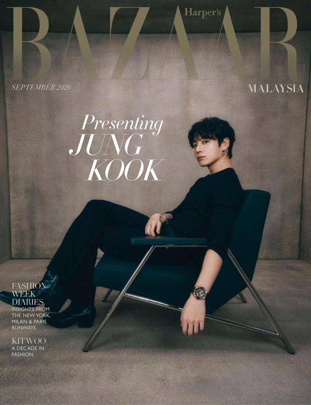 BTS JUNG KOOK - BAZAAR MALAYSIA MAGAZINE COVER - COKODIVE
