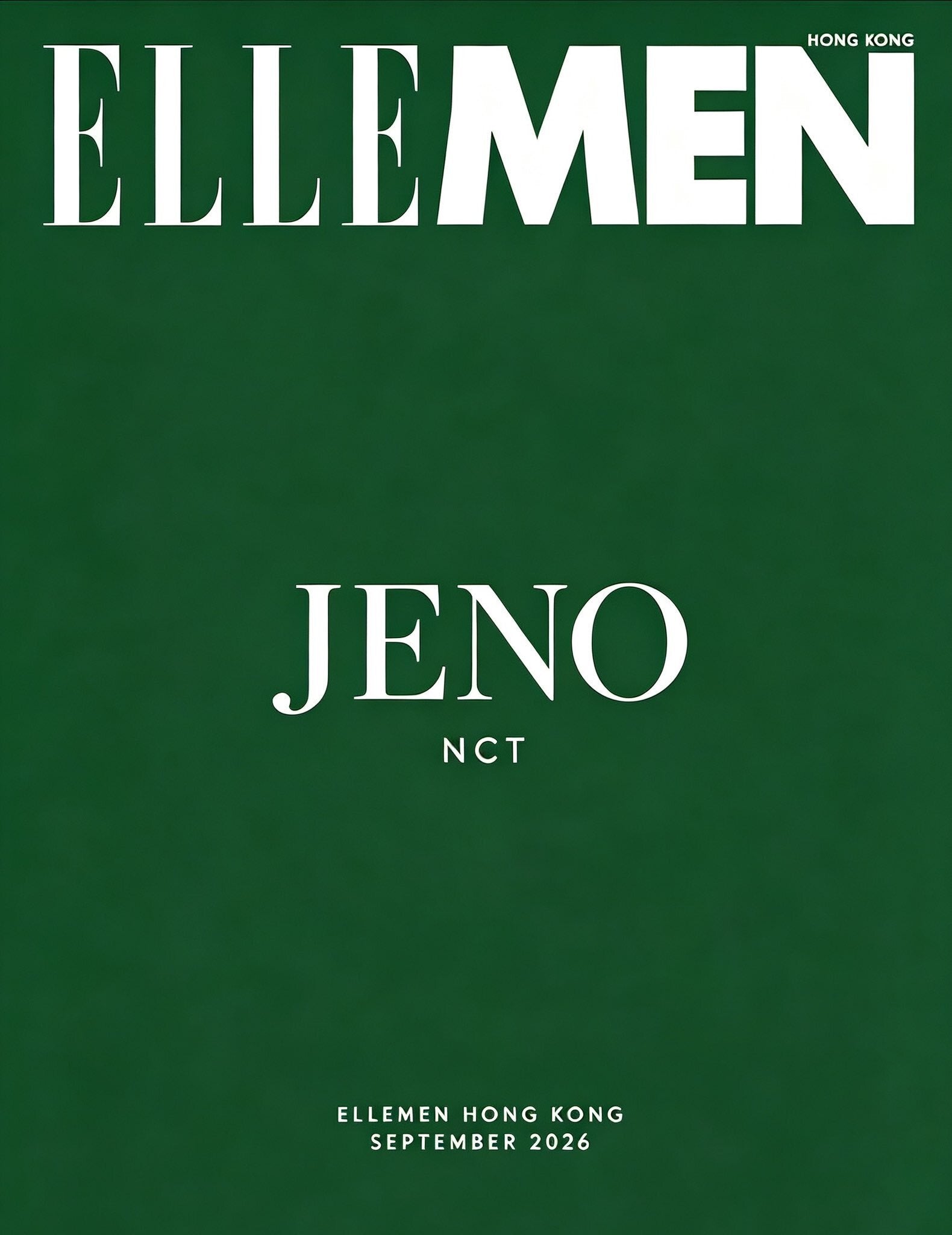 NCT JENO - ELLE MEN HONG KONG MAGAZINE 2026 SEPTEMBER ISSUE COVER B - COKODIVE