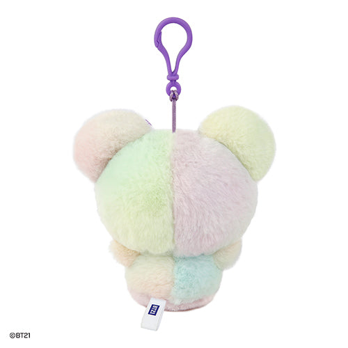 BT21 MINI RAINBOW PLUSH KEYRING - COKODIVE