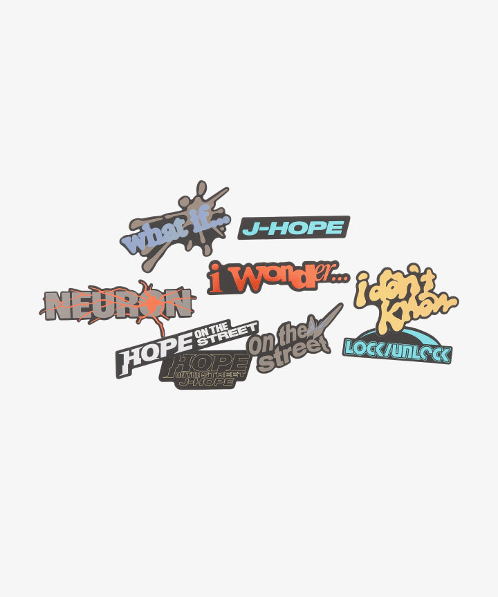 J-HOPE - HOPE ON THE STREET OFFICIAL MD STICKER SET - COKODIVE