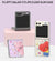 BT21 FLUFFY GALAXY Z FLIP5 CLEAR SLIM CASE - COKODIVE