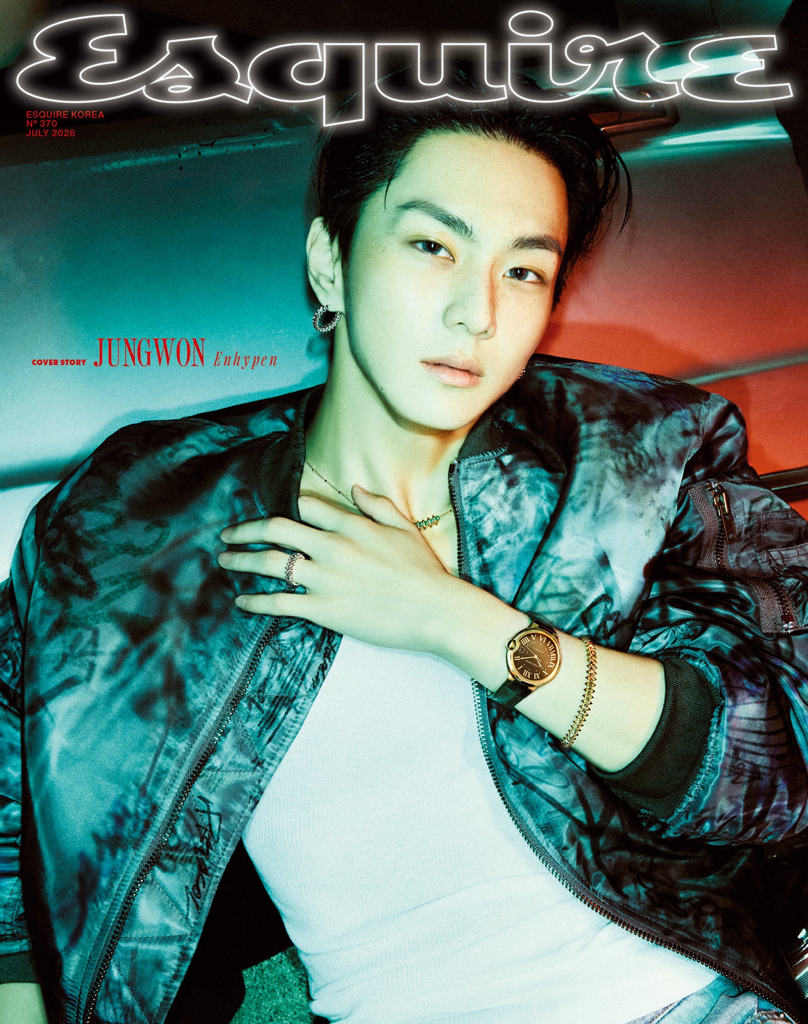 ENHYPEN JUNGWON & NI-KI - ESQUIRE MAGAZINE 2026 JULY ISSUE COVER A - COKODIVE